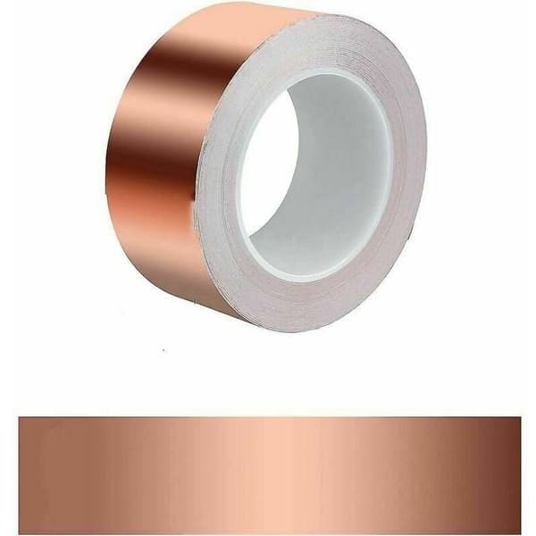 Kobbertape/selvklebende tape - 30m x 50mm