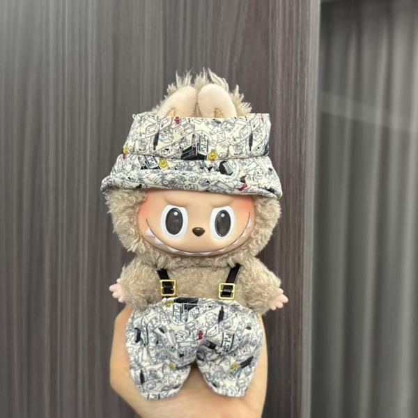 [HH] Labubu Tillbehör och Klädset Anpassad Plysch Labubu Dockor Outfit för Labubu 41