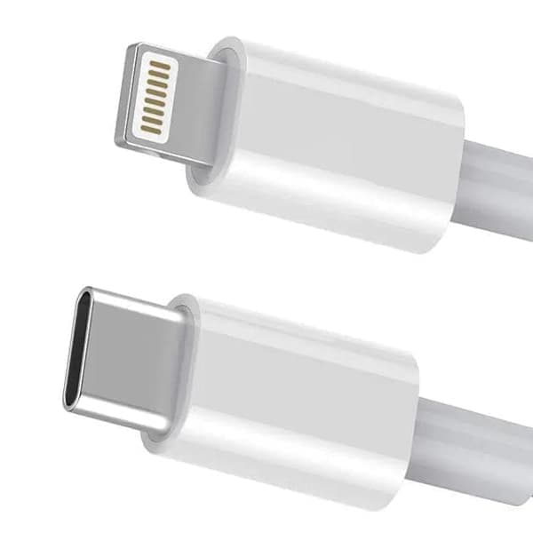 Generisk lader for iPhone - USB-C - Kabel/ledning - 20W - Hurtiglader