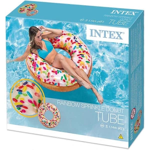 HA~Sprinkle Donut Tube Lelu, Nylon/A, 39'(99cm x 25cm)