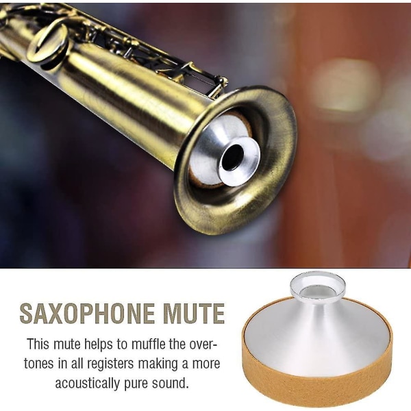 Tenor Saxofon Dæmper, Lydløs Dæmper Saxofon Aluminium Legering Tilbehør