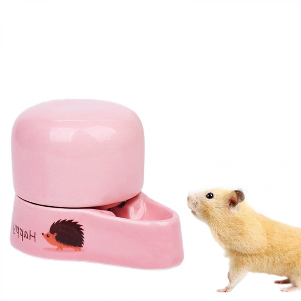 Drinking Water Feeder Ceramics  Bottle Waterer Automatic Small Pets for Hamster Hedgehog Chinchilla Ferret Small Guinea Pig