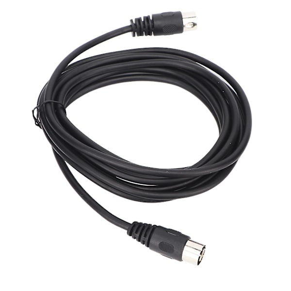 6-polet DIN-kabel han til han Plug and Play lydsignalforbindelse DIN-forlængerledning til digital enhed 3 meter / 9,8 fod