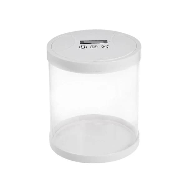 Elektronisk tidslås boks Timerlåsbeholder Multi Time Lock Box Bin for leker Mobil Phon-jie