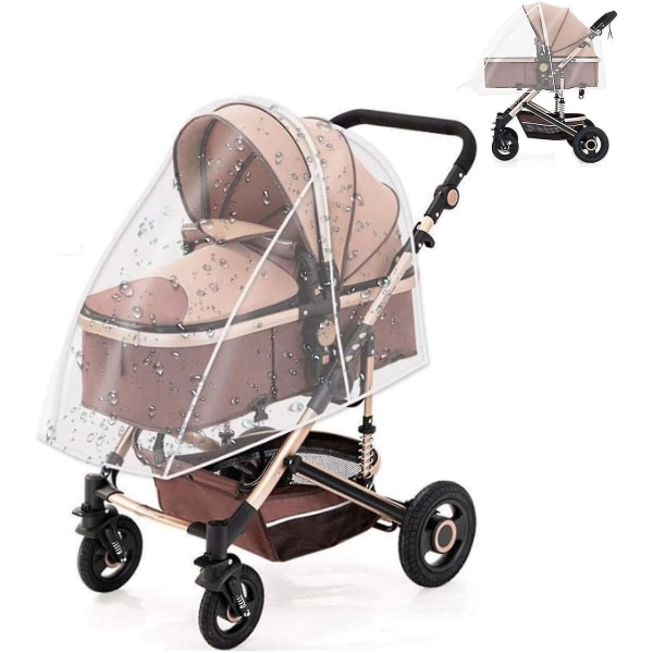 Universal Rain Cover For Pushchair, Water Resistant And Durable Baby Protection