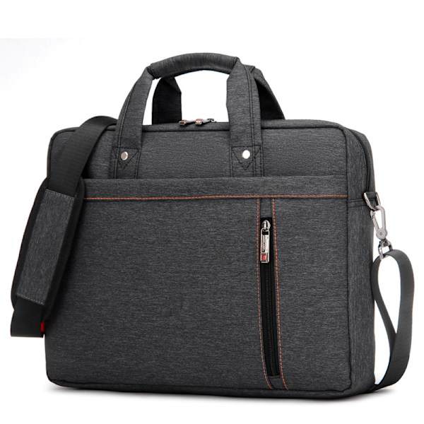 HH-13,3 tum, lyxig vattentät nylon, slitstark laptopväska med konvex vaddering