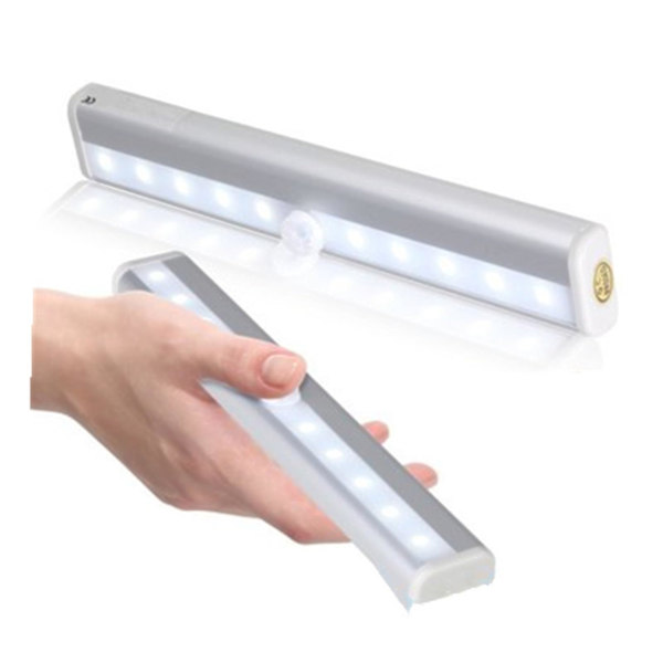 LED-bevegelsessensorlys, underdiskbelysning, kjøkkennattlys, batteridrevet lys