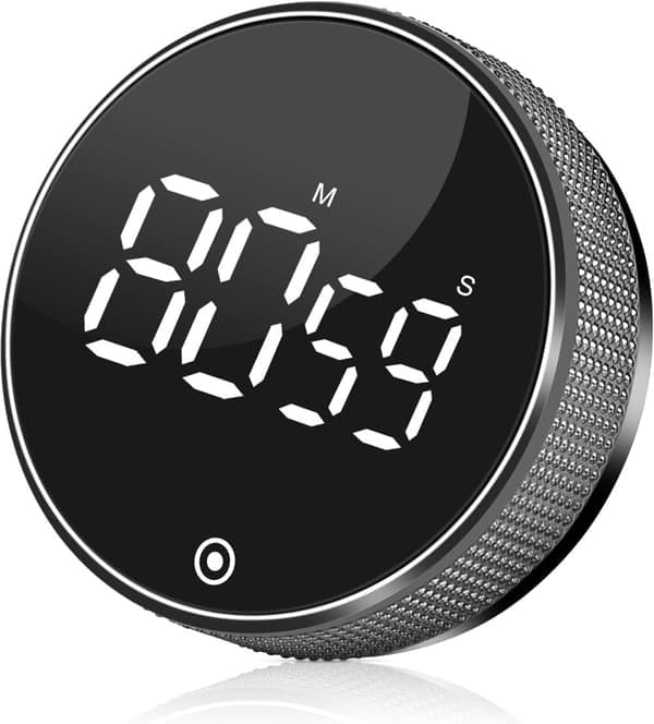 Digitalt Æggeur med Stopur - Køkkentimer - LED