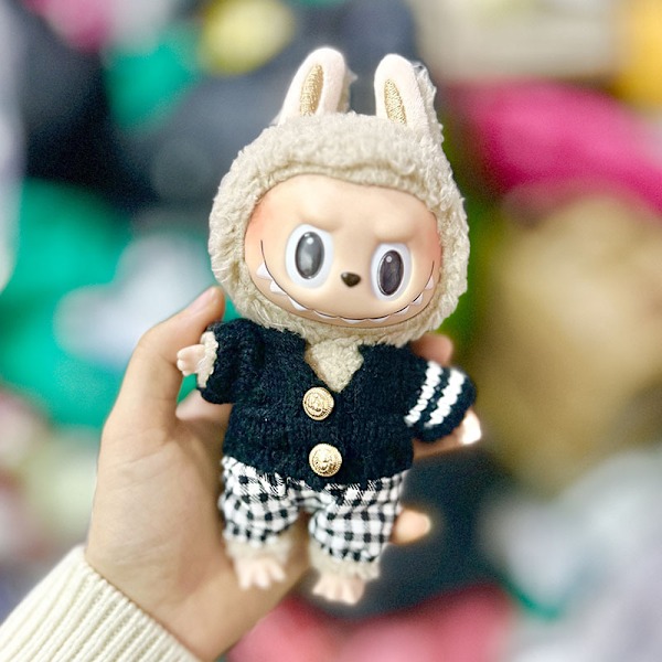 [HH] Kawaii Kläder Outfit Tillbehör för Kpop Labubu Idol Dockor Overall Set Kläder 61