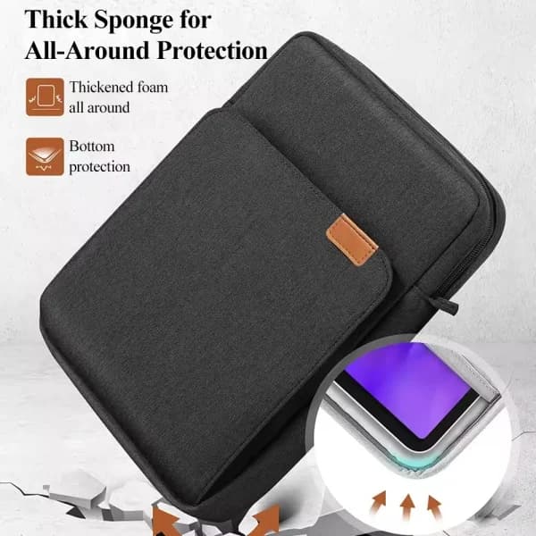 Blå Messenger Laptopveske for MacBook Air Pro M1 M2 iPad 9