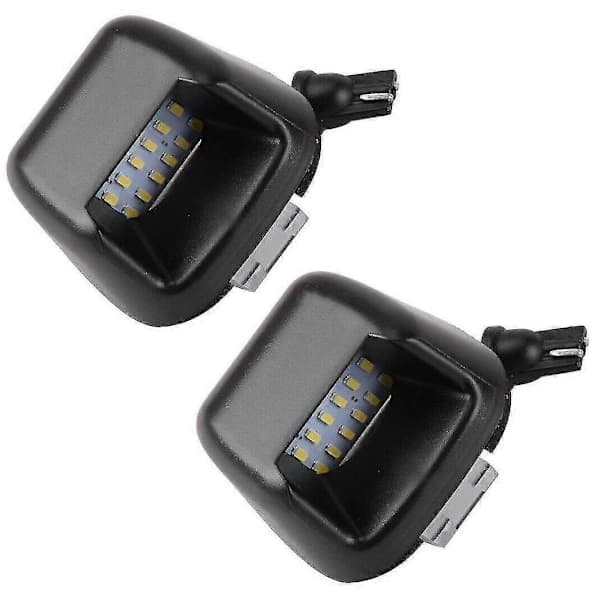 LED-nummerskyltsbelysning för Navara D40 2004-2018 - Högkvalitativ belysning [] svart