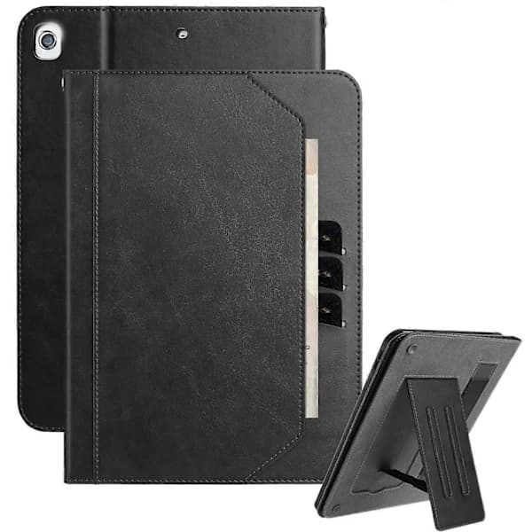 Multifunktionelt Læderarmbåndsetui til Smart Tablet [C] Sort Til iPad Air / Air 2 / 9.7 2018/2017
