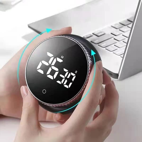 Timer - kjøkkentimer - Digital magnetisk kjøkkentimer - for matlaging, sport og studier