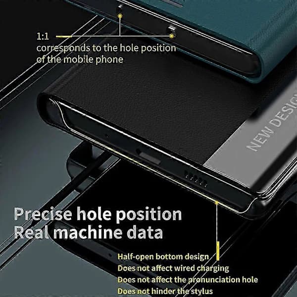 Til Honor Magic7 Lite 5G/ X9c 5G Etui Anti-Drop Læder Telefoncover med Stativ Sort Sort