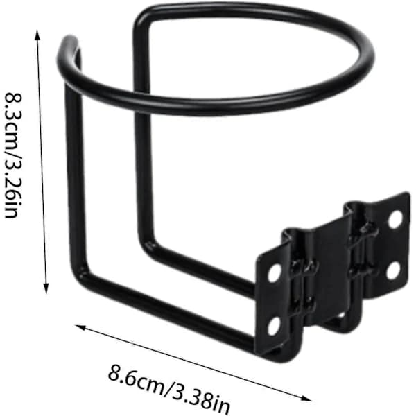 HA~2 stk Ring Koppholder, Koppholder, Rustfritt Stål Båt Ring Koppholder, Metall Koppholder, Enkel Installasjon