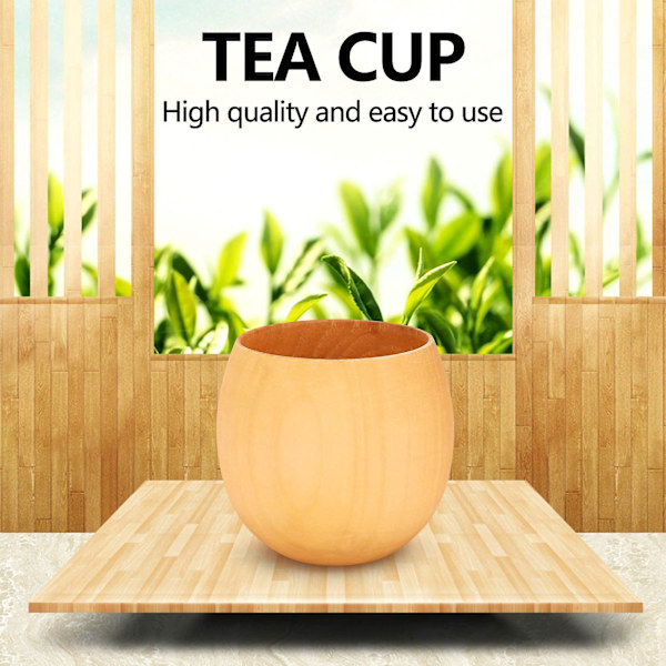 2x Trä Yerba Mate Gourd Mate Teset Naturligt Trä Kaffe Vatten Mate Kopp Med Sked Halm Bombilla Bru