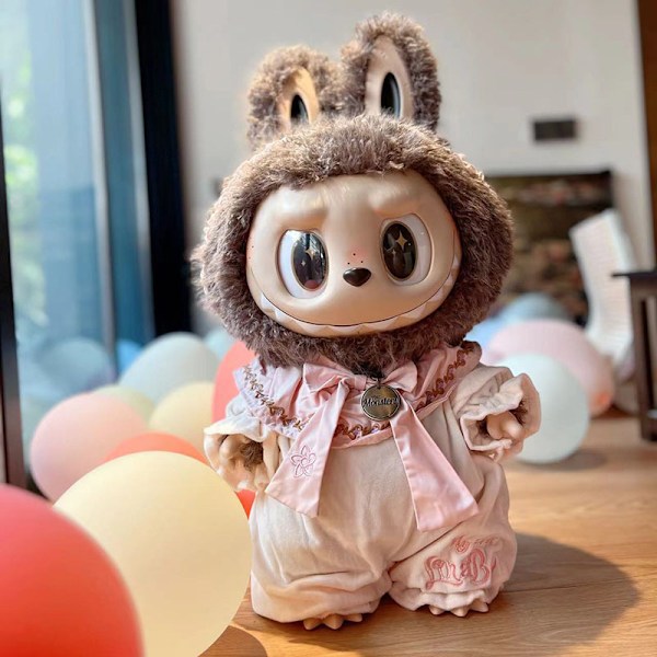 [HH] Zimomo 58cm Kläder Labubu Docka Kläder Popmart Zimomo Labubu Stor Storlek Designer Kläder Endast 58cm Pink Pajamas clothes only