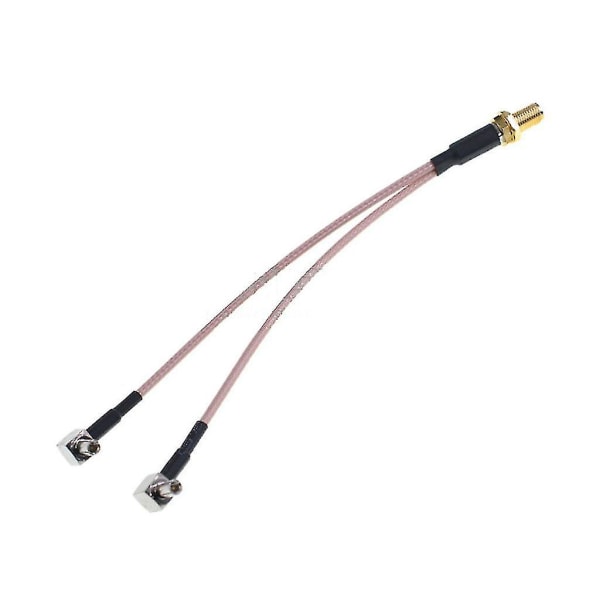 Sma-hona till 2xts9 hane adapter splitter kombinerad pigtail-kabel Rg316 Rf-kabel