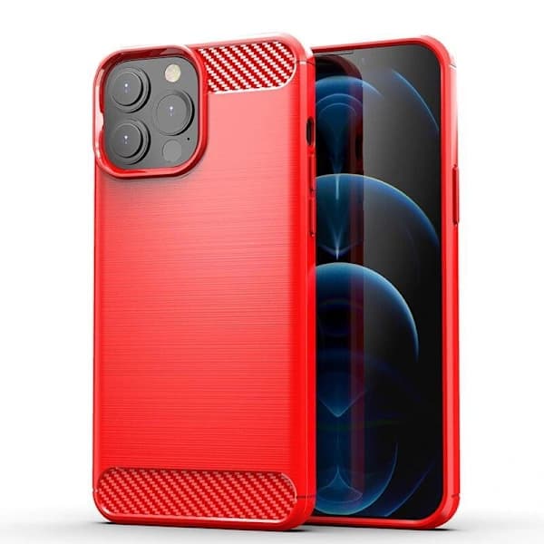 SKALO iPhone 13 Pro Max Armor Karbon Støtsikkert TPU-deksel - Flere Farger