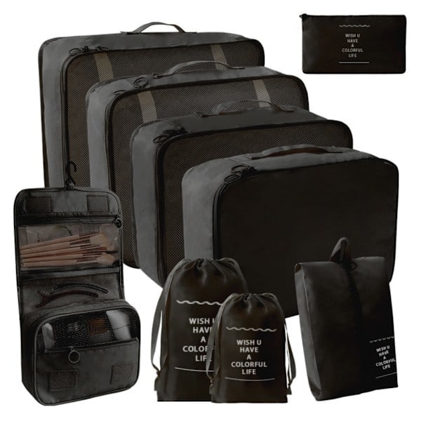 /HH/ Resväska Organizer Set, Packkuber för Kläder, för Resväskor Packpåsar