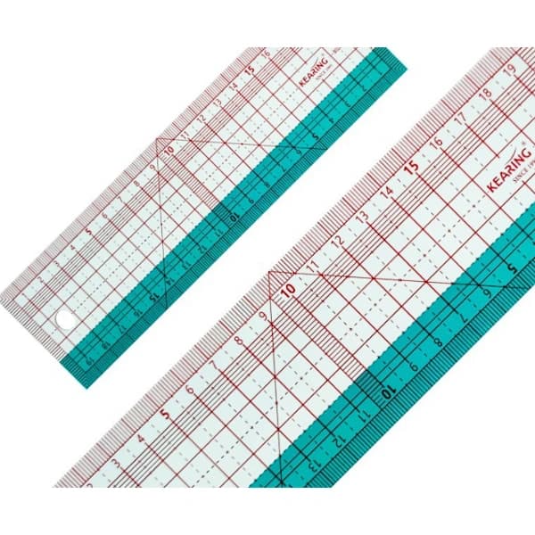 Grafisk linjal 20 cm