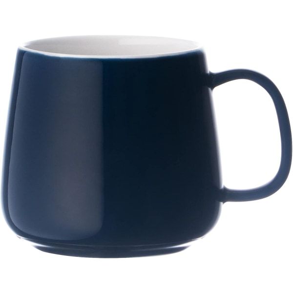 Blank keramik kaffekopp, Mark kopp för kontor och hem, 13OZ, Te kaffekopp lämplig för diskmaskin och mikrovågsugn, 1 förpackning (Kunglig blå)(WZ1284)