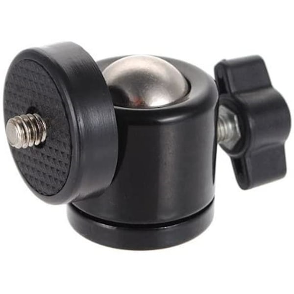 1/4\" Swivel Mini Ball Head Screw Tripod Mount För Dslr Kamera Ljusfäste