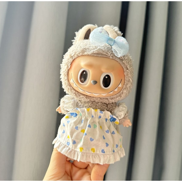 [HH] Kawaii Kläder Outfit Tillbehör för Kpop Labubu Idol Dockor Overall Set Kläder 41