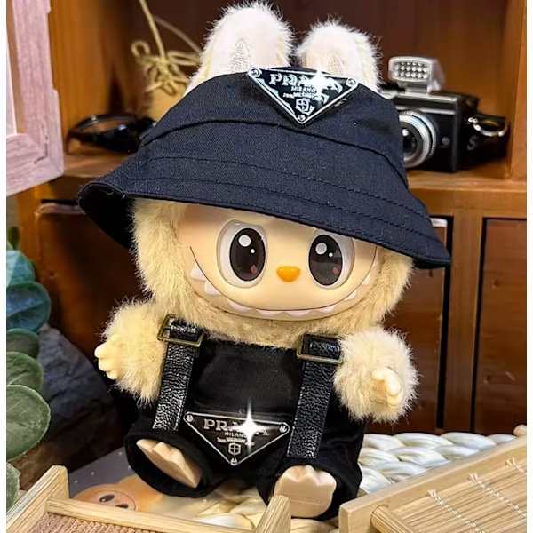 [HH]Labubu kläder Mode utklädningsaccessoar Lyxig märkesstil kostym söta vackra dockors dekorera rosett No.22