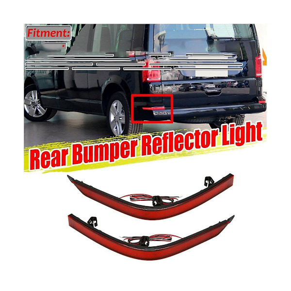 Led-takavalopalkit jarruvalot auto T5 T6 Kailui 7e0945105d 7e0945106e