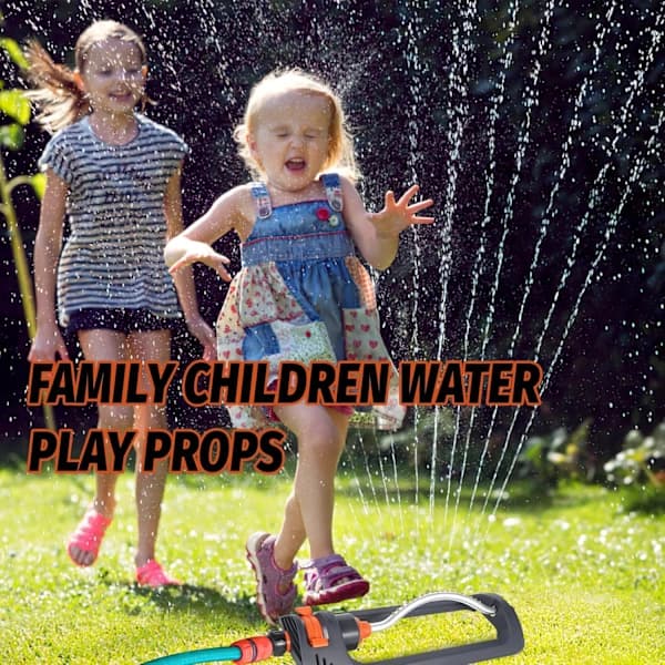 HA~Vannspreder, oscillerende sprinkler for vanning opptil 250 m², 19 hulls hagespreder