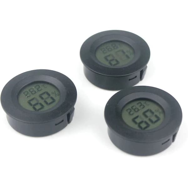 HA~Mini Digital Temperatur- og Fugtighedsmåler med LCD-Display
