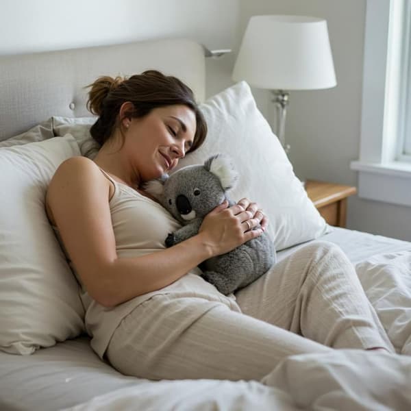 Følelsesmæssig Støttebjørn - Ultra Blød Koala Der Efterligner Rigtige Kram
