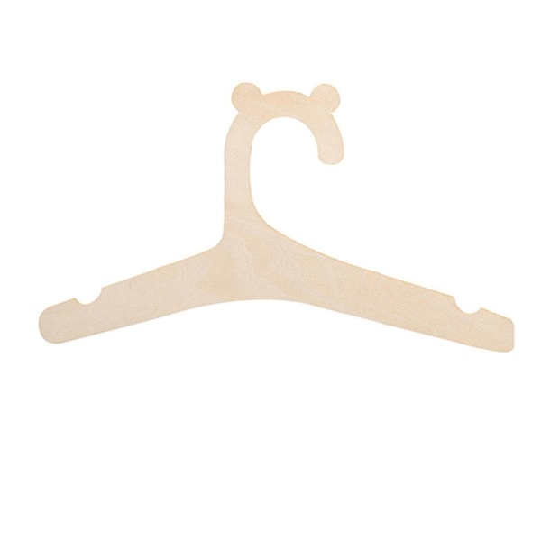 20pcs Baby Wooden Clothes Hanger Baby Creative Hanger Rack Kids Room Decor Children Coats Hanger Ba