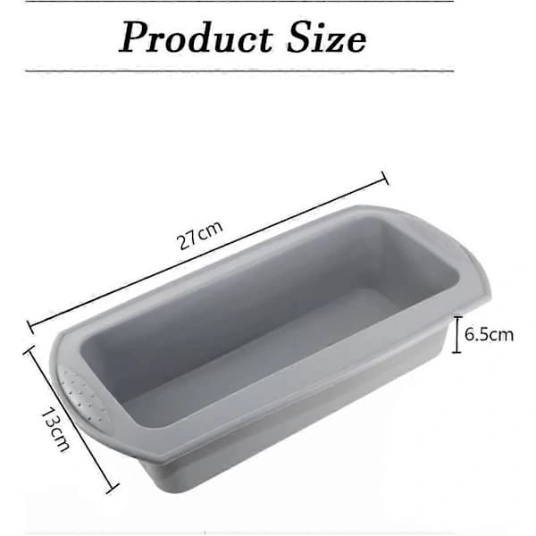 HA~2 stk. Silikone Brødforme, Non-stick Form til Brød, Silikone Kageforme til Bagning
