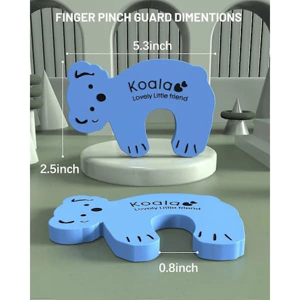 Dörr Fingerskydd 4-pack Mjuk Skumkudde Dörrsäkerhet för Barn