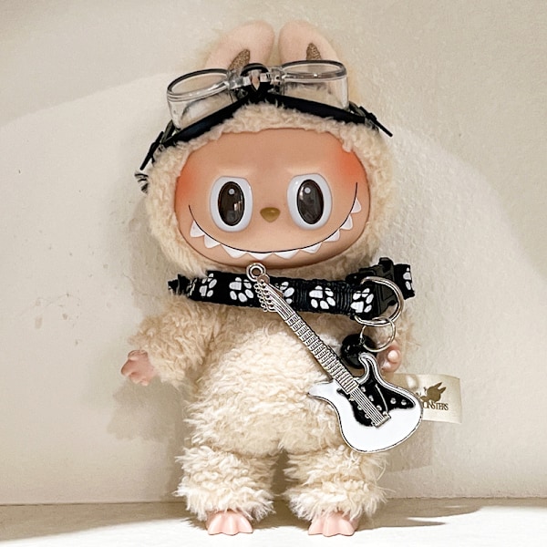 [HH]Labubu V1 Nuken Vaatteet 17cm Juomalasi Huppari Asu Puku Blind Box Popmart Ei Alkuperäinen Goggles set