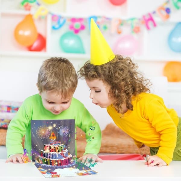 Musical Birthday Card 3D Greeting Card - Nice Gift