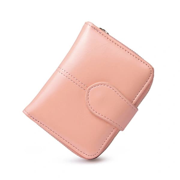 HA-Plånbok Kort Mynt Hållare ROSA rosa