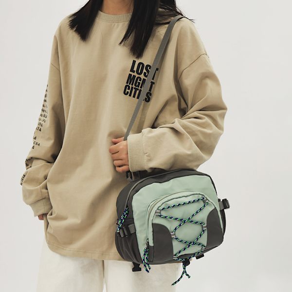(Grön) Dam Läder Crossbody Väska Dragkedja Axel Kamera Handväska längd 25cm,bredd 13cm,höjd 20cm
