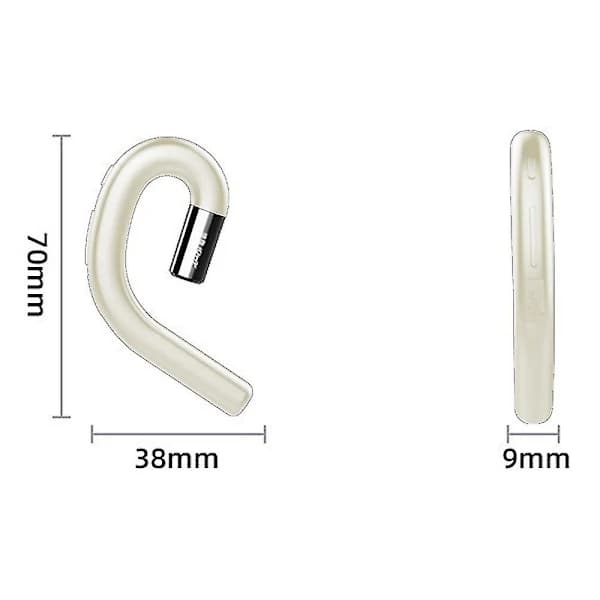 Bluetooth-hodetelefoner uten ørepropper, støyreduserende handsfree-headset