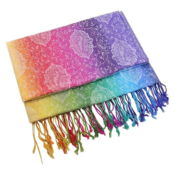 HA~Fashionabla Dam Sidenscarf Lyxig Satin Sjal Omlott