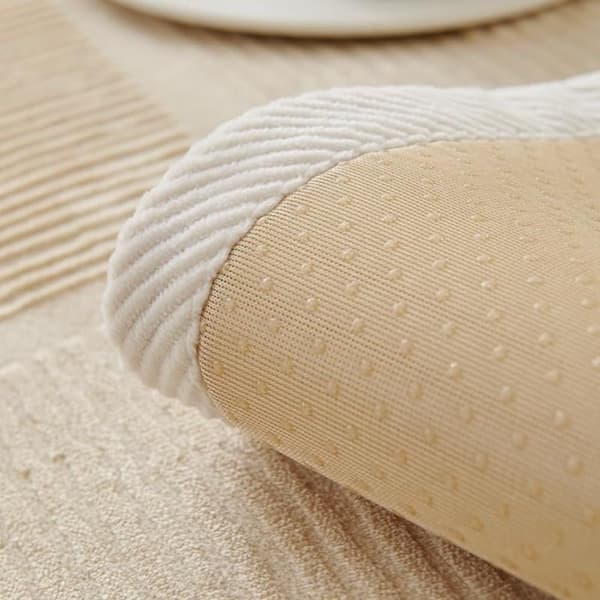 Moderne stripete sofatrekk med sklisikker design