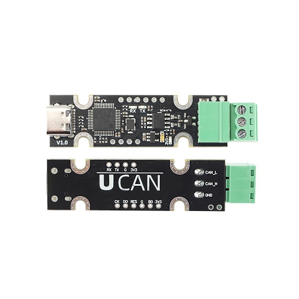 Ucan-kort basert på Stm32f072 USB til CAN-adapter, kompatibel med CANable / Candlelight / Klipper-fastvare