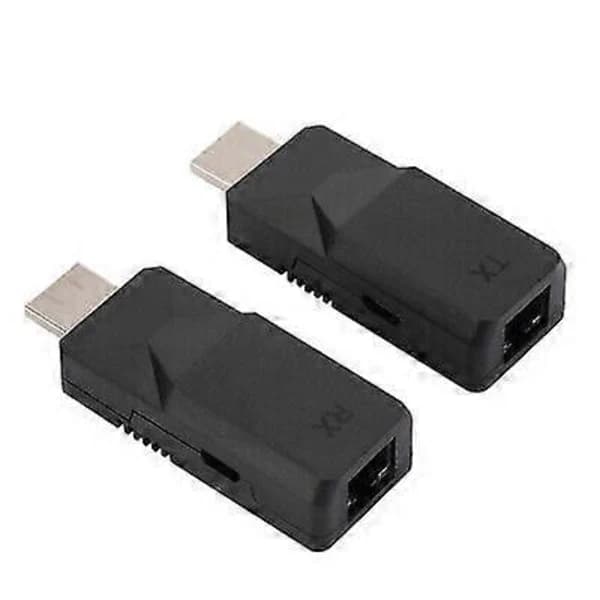 HA~60M HDMI Extender HDMI Til RJ45 Over Cat 5e/6 Netværk LAN Ethernet Adapter 4K FP