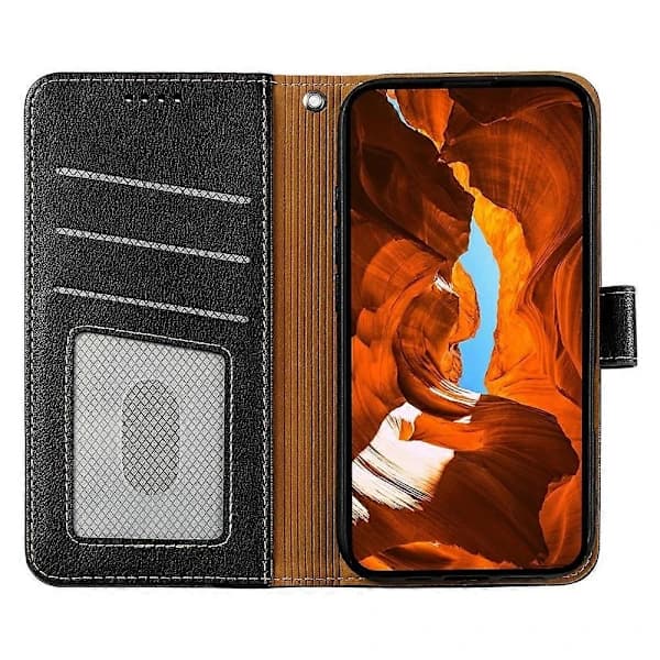 Xiaomi Redmi 15 5G Mobilskall med RFID-blokkering & Magnetlås Svart