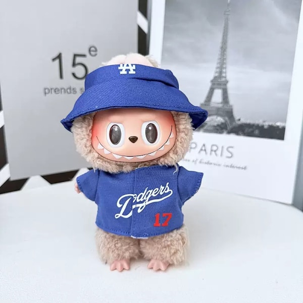 [HH] Labubu Dodgers Team Tøj LA Jersey Labubu V3 Tøj Blue