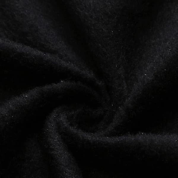 Herr Vinter Varm Hette Kappe Badekåpe Håndkle Lang Morgenkåpe Svart Grå Black Grey 2XL
