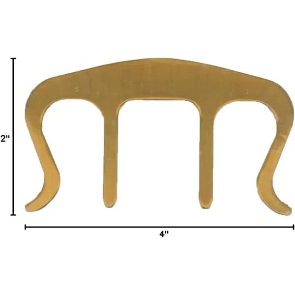 92x64x8mm Gullklemme - Notebokmerke og Sideholder
