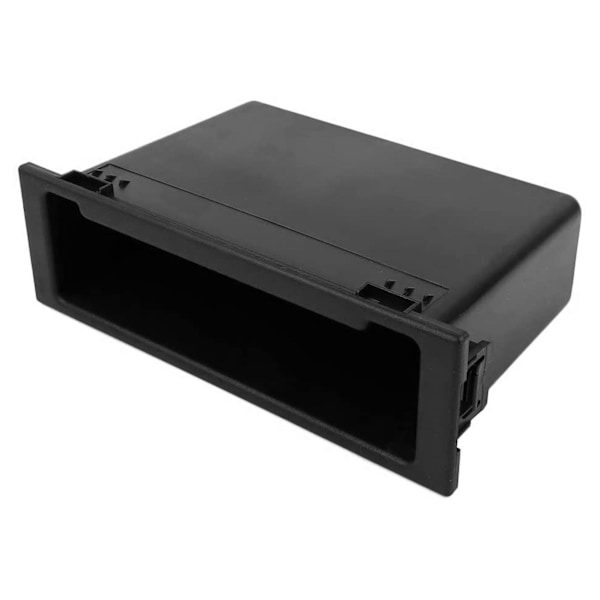 2x Bil Stereo Radio Instrumentbræt Opbevaringsboks Montering 1din Lomme Kit Opbevaringsboks Tilbehør Interiør